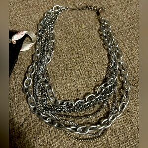 Sabika Genuine antique silver chain